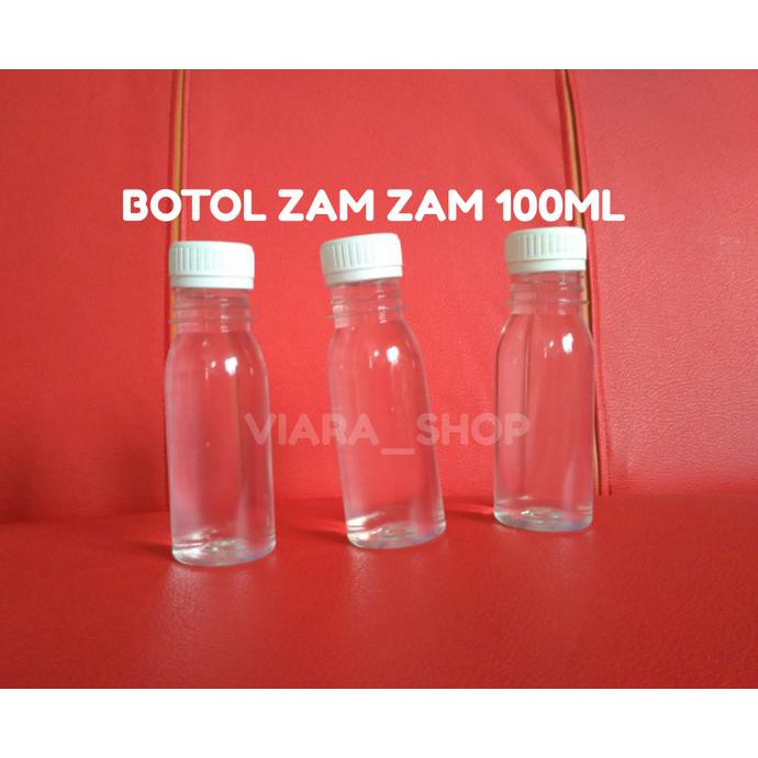 BOTOL ZAM ZAM 100ML - BOTOL JUS - BOTOL MINUMAN - BOTOL PLASTIK 100CC
