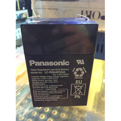{{{{}}] aki kering panasonic 6v 4.5ah ORI 4,5ah 4ah 6 v 4 ah 5ah 5 ah