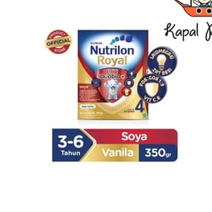 Nutrilon Royal Soya 4 box 350gram Susu Bayi
