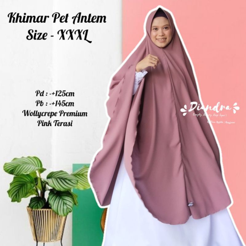 Diandra Hijab Size XXXL Pet Wollycrepe