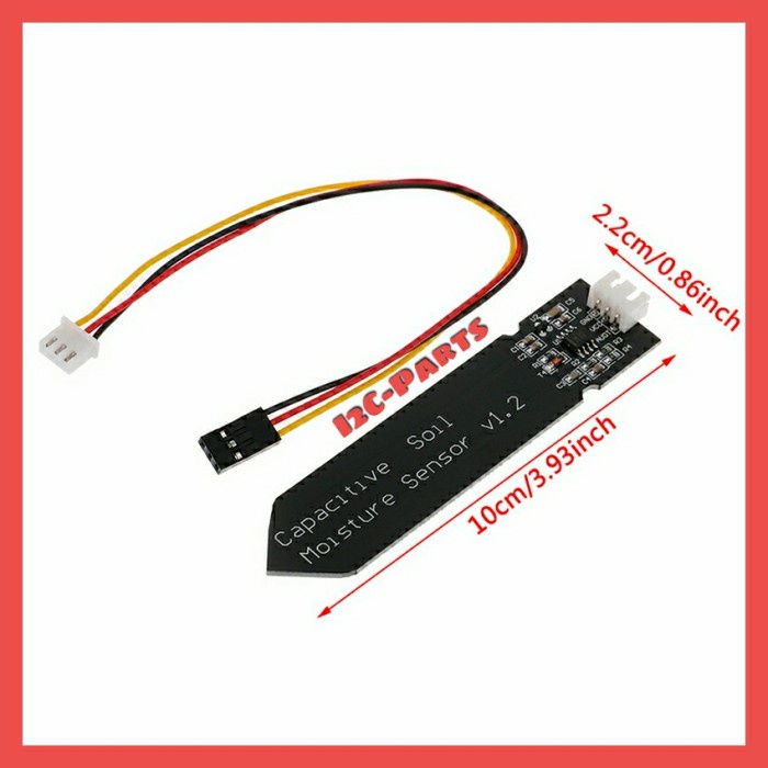 Capacitive Soil Moisture Sensor V1.2 - Sensor Kelembaban Tanah Arduino