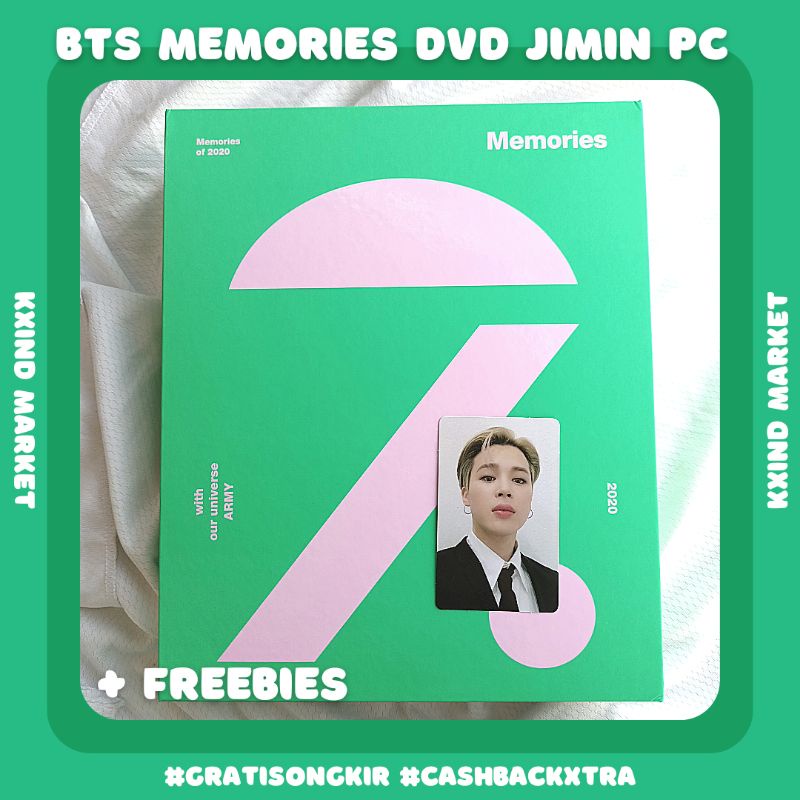 BTS DVD MEMORIES 2020 Photocard Jimin / PC Jimin memo 20 / album BTS