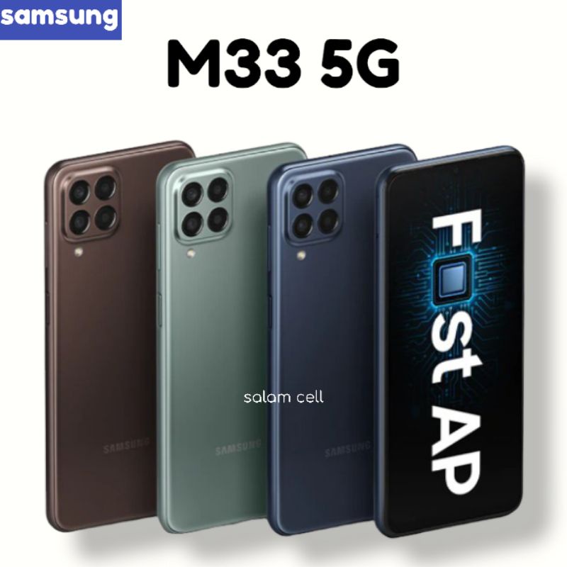 Samsung M33 5G Ram 6/128GB Snapdragon 750G Baterai 5.000 Camera 50MP Original Garansi Resmi