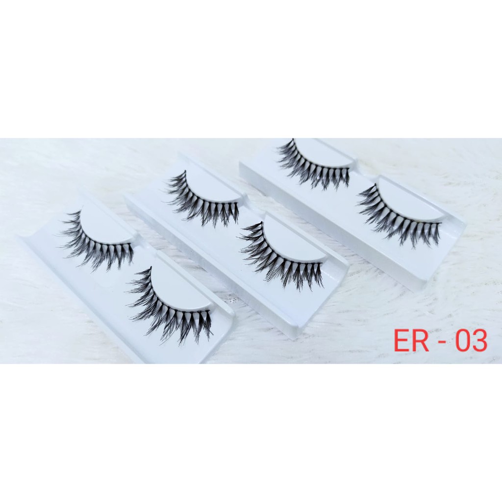 ER-03 Bulu Mata Palsu / Eyelash Extention / Bulu Mata Murah TIDAK TERMASUK PENUTUP MIKA