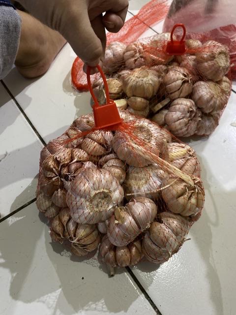 Kantong Jaring Untuk Buah, Sayur, Bawang,buah Polynet Merah Kuning