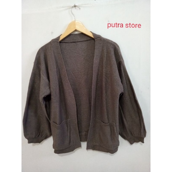 CLARA CARDIGAN RAJUT WANITA RAJUT TEBAL PUTRA STORE
