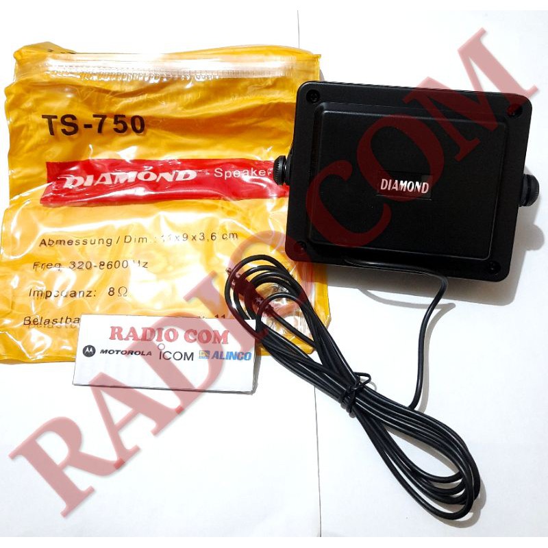 SPEAKER EKSTERNAL RADIO RIG ICOM KENWOOD YAESU - EXTERNAL SPEAKER RIG ICOM YAESU KENWOOD ALINCO