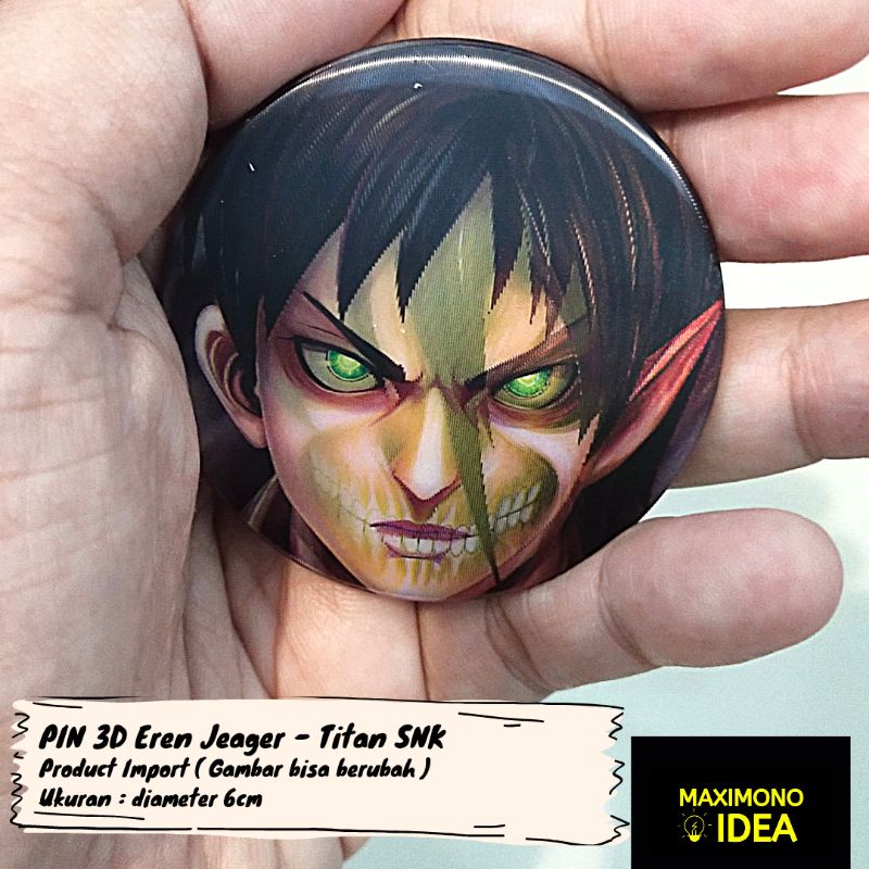 PIN 3D Anime Eren Jeager - Titan Attack on Titan