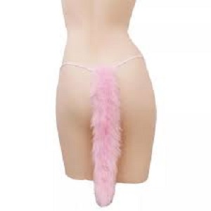 TBI Celana Dalam Bulu Sexy Animal Costume Lingerie Tail G-String Playrole