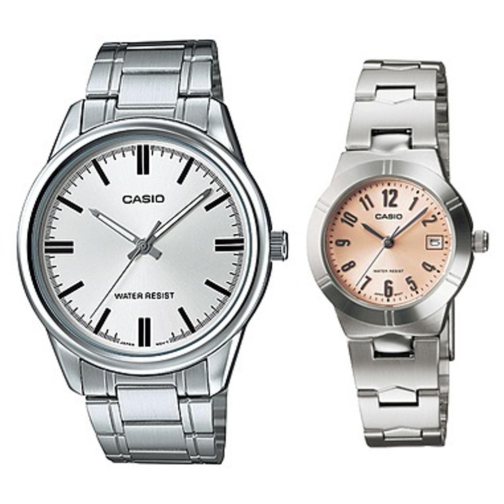 Jam Tangan Casio Original Couple Pria Wanita MTP V005D 7A LTP 1241D 4A3 Harga Sepasang