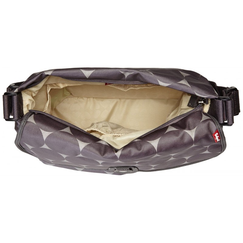 Babymel Diaper Bag Tas Popok Bayi - Satchel Jumbo Dot Grey