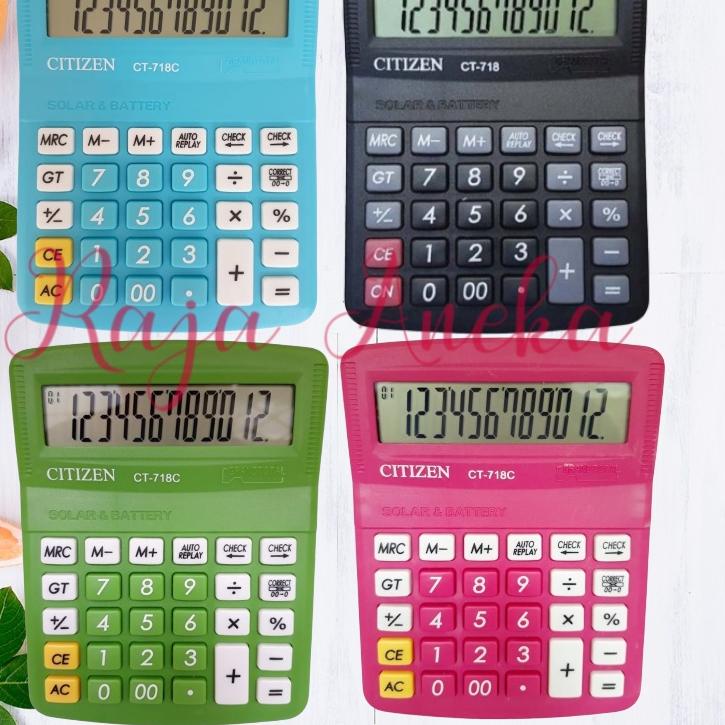 

⇨ Kalkulator Citizen 718 Warna / Calculator Citizen 718 CT 718 WARNA KALKULATOR MEJA DAGANG 12 DIGIT