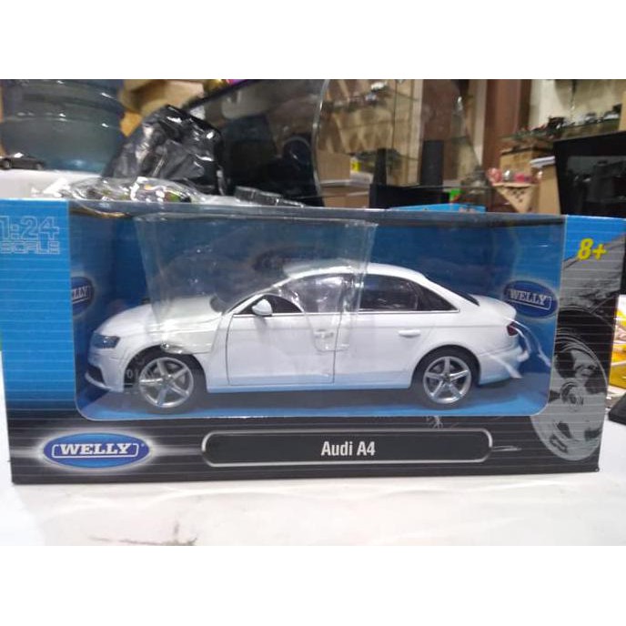 Welly Old Stock - Audi A4 Putih Skala 1:24
