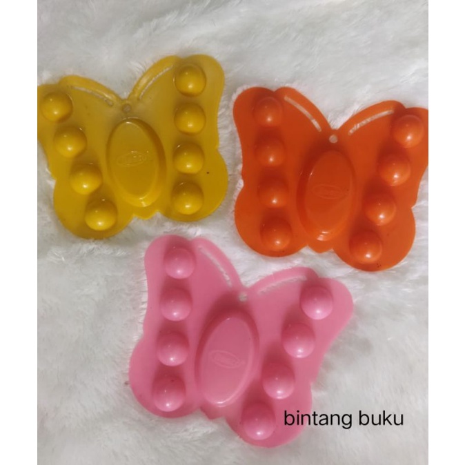 

Palet Lukis / Piring Cat Air Sakura / Tempat Cat Kembang - Besco