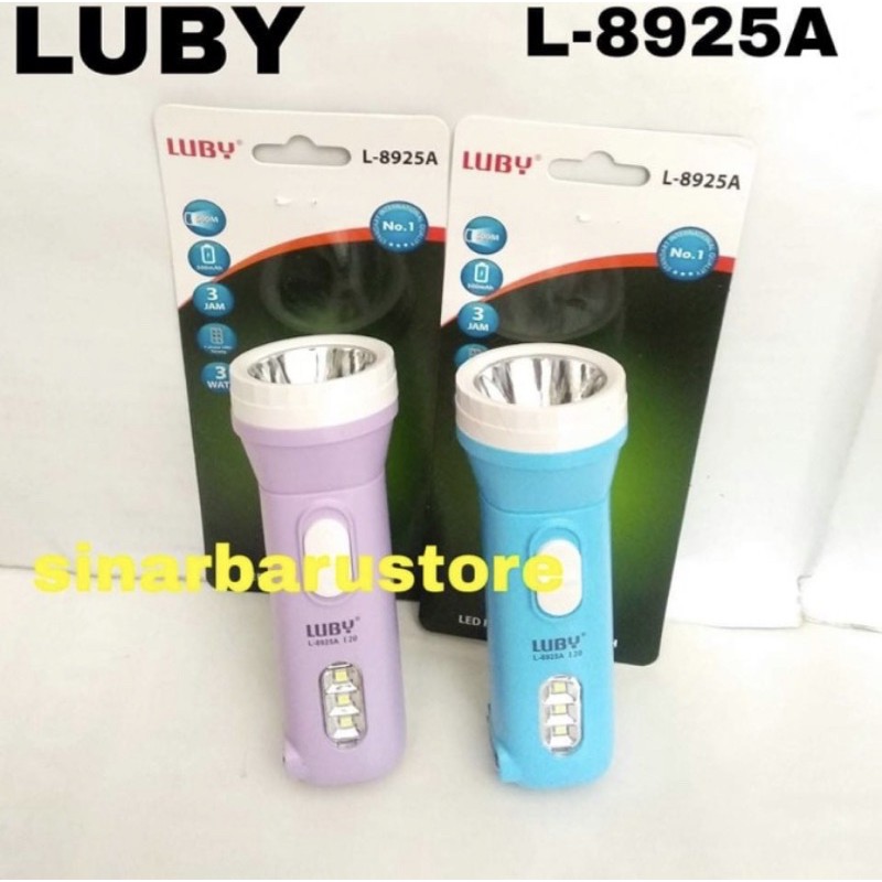 Senter + Lampu SMD LED Cas/Charger "Luby" L-8925A