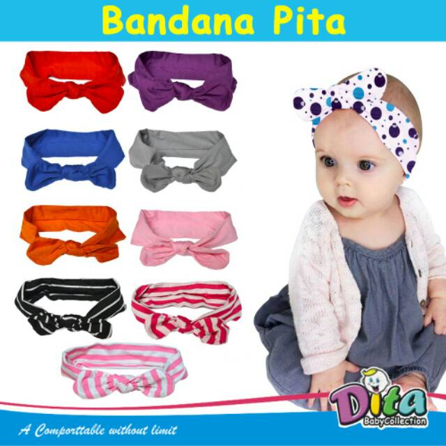 Bandana baby/bandana bayi /pita baby/bandana motif murah/ bandana