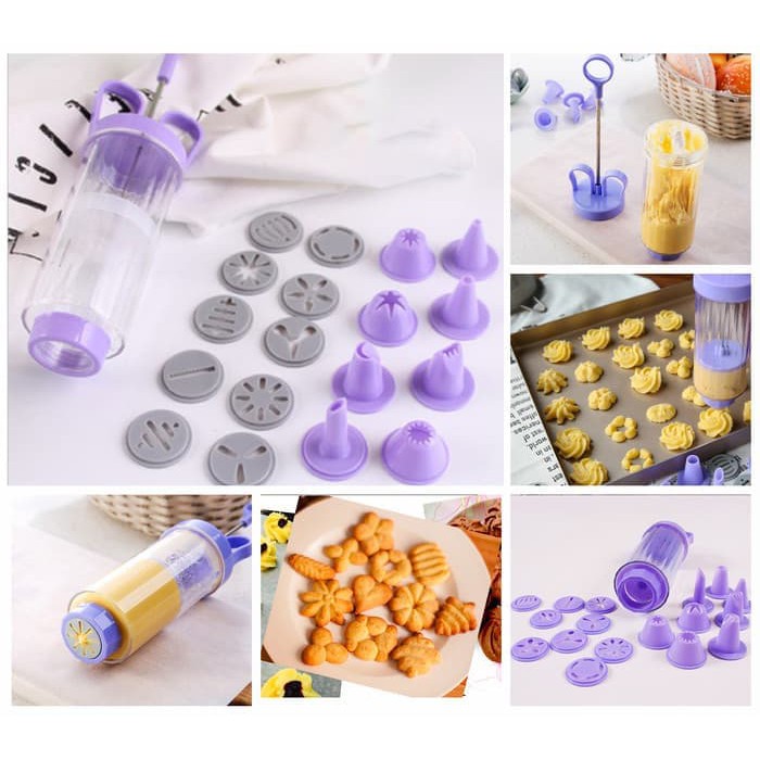 Cetakan Kue Salju Import Food Grade Aesthetic Viral Oven K9N2 Murah Biskuit Kering Instan Premium Id