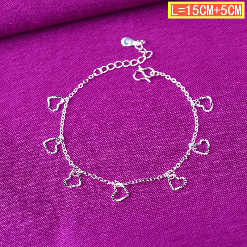 50 gaya 925 gelang perak asli, aksesoris perhiasan fashion Jepang dan Korea-12