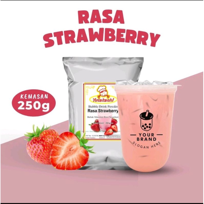 Bubuk Minuman Aneka Rasa 250gram / Serbuk Minuman Instan / Powder Drink