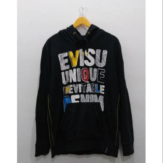 Hoodie Second Branded (Evisu) Black