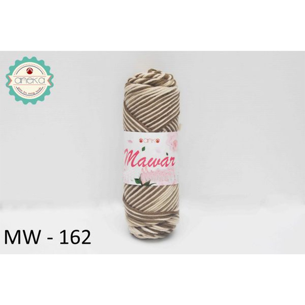 Benang Rajut Mawar / Soft Acrylic Yarn / Milk Cotton Worsted / Katun Susu - 162