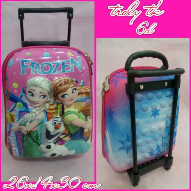  Tas Troli Anak Frozen Mini 6D 2Roda Shopee Indonesia