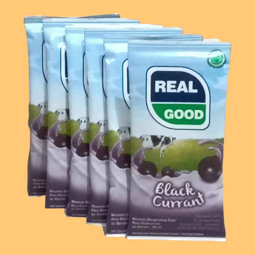 

REAL GOOD Susu Bantal Blackcurrant 50ml [6 sachet]