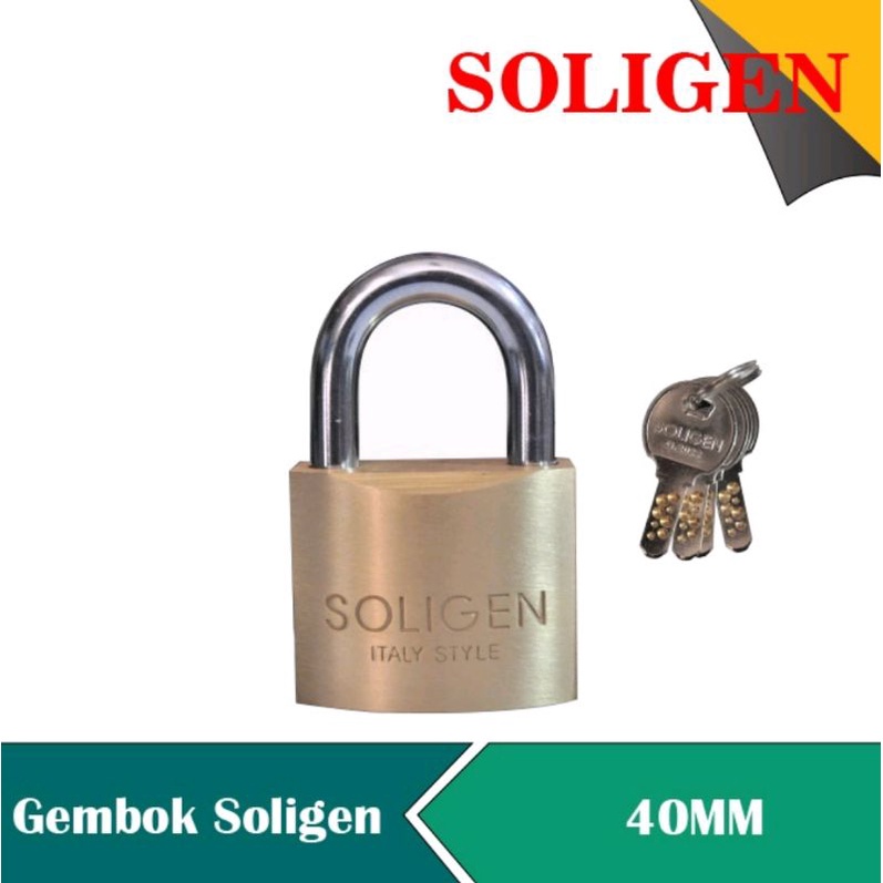 Gembok Soligen 40 MM