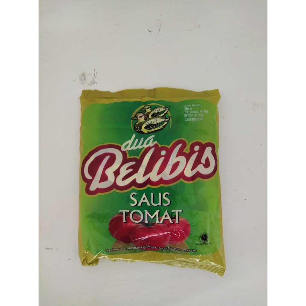 

SAUS TOMAT DUA BELIBIS SACHET 9GR
