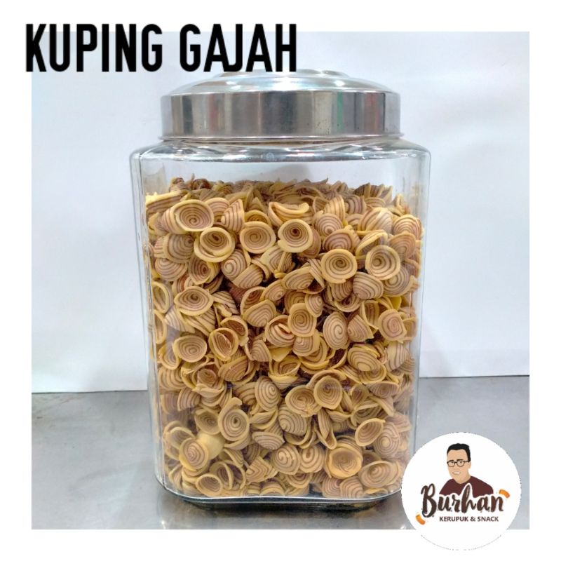 

Kuping Gajah Mini Renyah | Burhan Kerupuk & Snack Jember