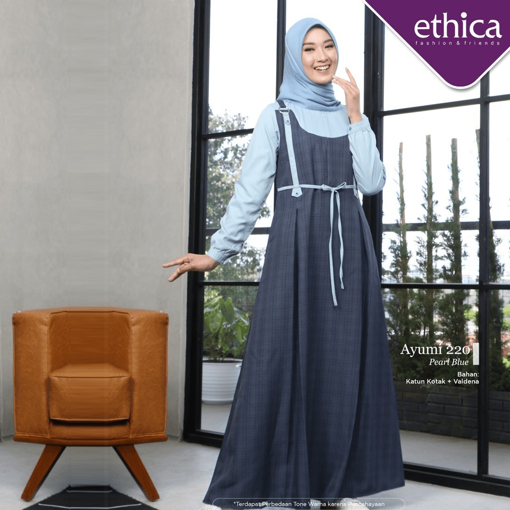 GAMIS TERBARU 2021 ETHICA AYUMI 220 PEARL BLUE