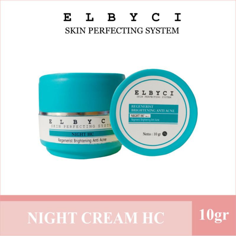 Elbyci Night Cream HC (Untuk Kulit Kusam dan Mencerahkan)