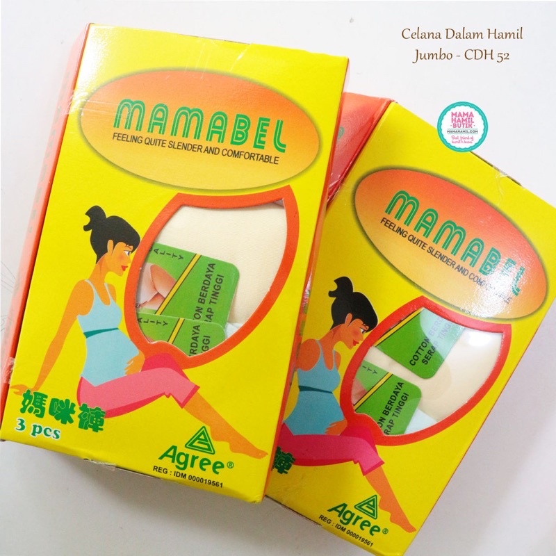 [3pcs box kuning] CELANA DALAM IBU HAMIL | CD MAMABEL | CD AGREE WANITA HAMIL CD Agree H 514