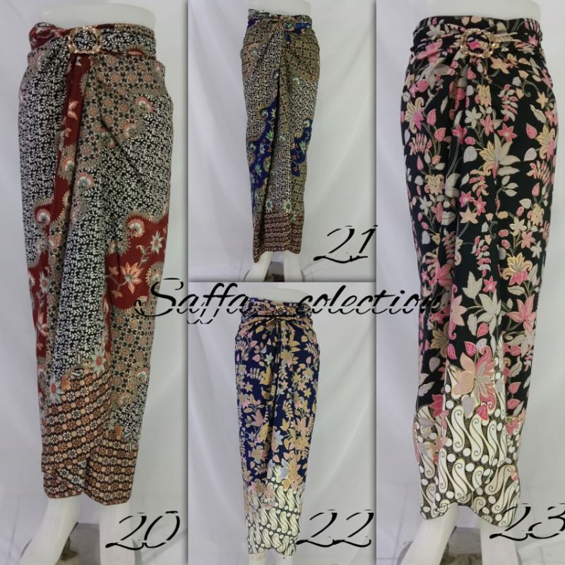 rok lilit batik modern/rok serut batik/bawahan kebaya modern/rok batik