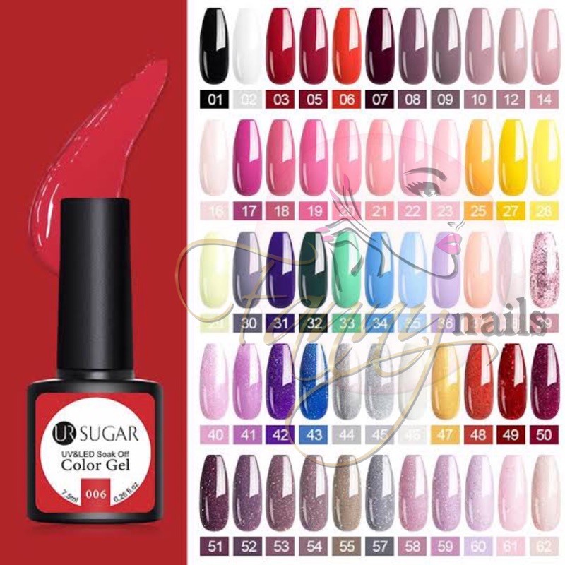 (01-20) UR SUGAR gel polish 7.5ml uv led soak off gel polish kutek gel ursugar PREMIUM