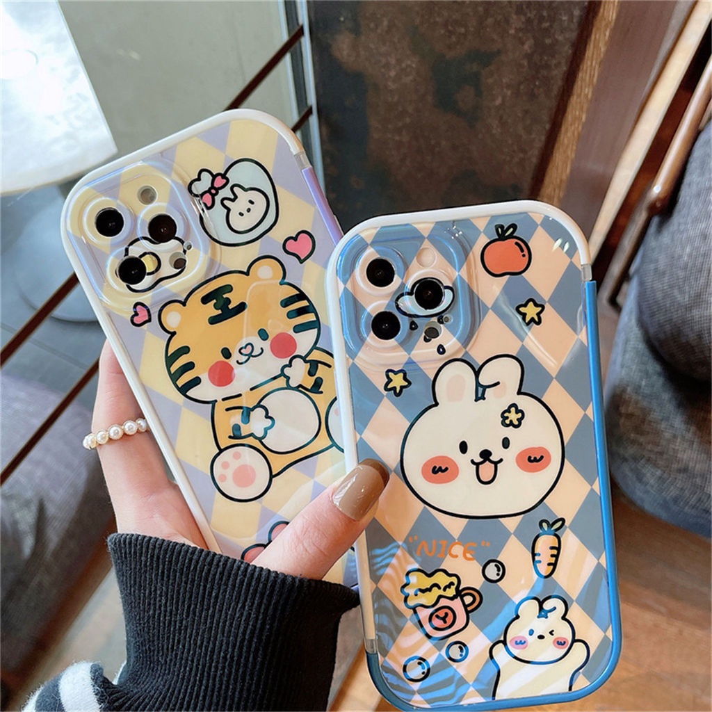 Dua Warna Pola berlian yang dapat dilepas Casing Ponsel IPhone 12 13 11 Pro Max X Xs Max Xr Sskz