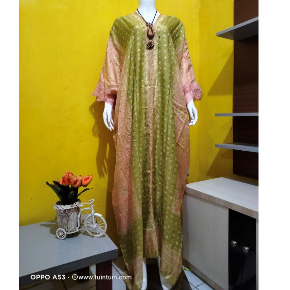LONG LACE KAFTAN BATIK VISCOSE