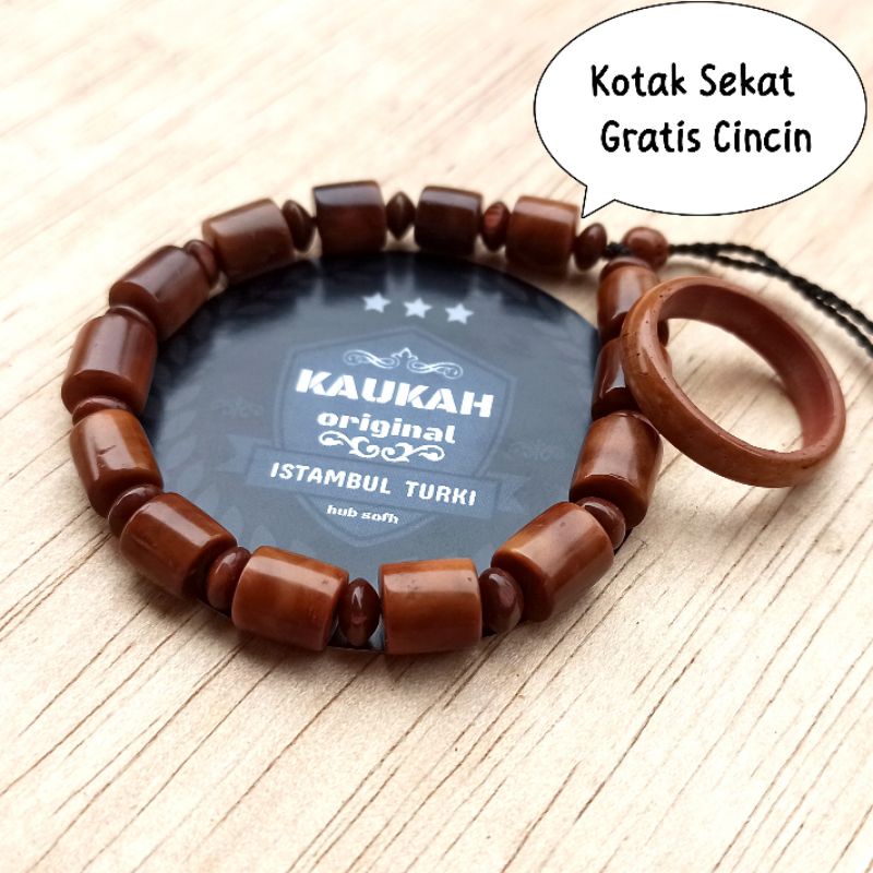 Gelang Kokkah Kotak Sekat Gratis Cincin 100% Ori