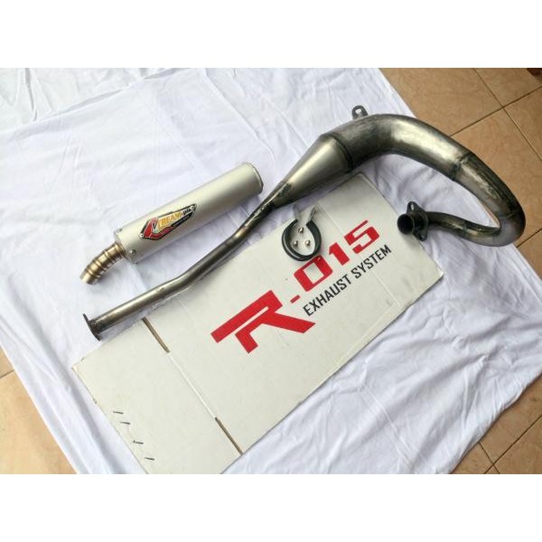 Knalpot Creampie Titan MotoCross Udang Trail - Suzuki TS125 / TS 125 FF