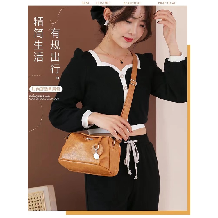 99745  tas selempang wanita import fashion tas cantik best seller 2261 termurah tas terkiniian kulit coil fashion wanita terbaikk