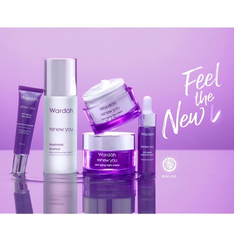 WARDAH RENEW YOU SERIES ANTI AGING/ ANTI KERIPUT