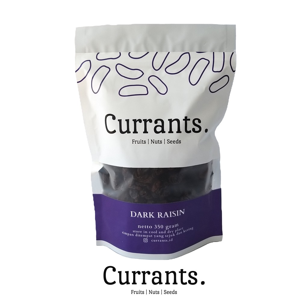 

Kismis / Dark Raisin 350 gram by Currants.id - Buah Kering