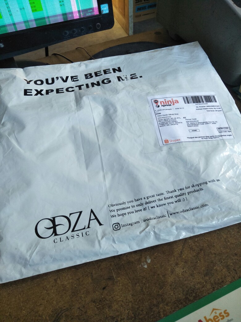 Odza Baju Batik Kemeja Batik Lengan Panjang Kerah Atasan Hem Resmi Solo Modern Dokana