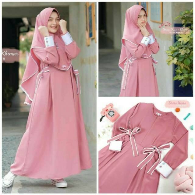 Nesya Dress + Khimar