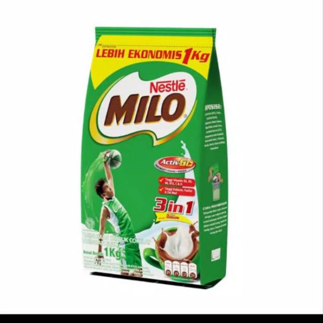 SUSU MILO 3 IN 1 1KG DAN SACHET (20PCS) Shopee Indonesia