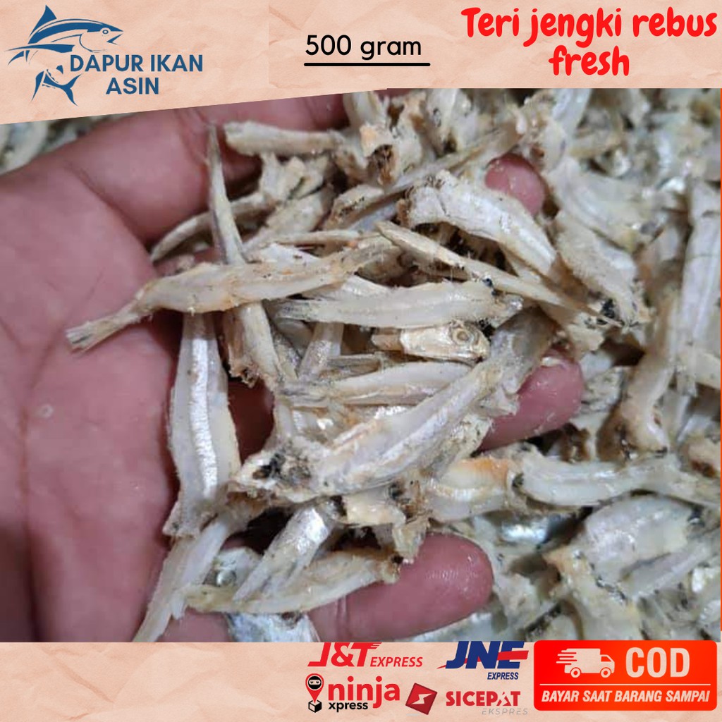 

Teri Jengki Medan Rebus Asin Kering Super 500 gr