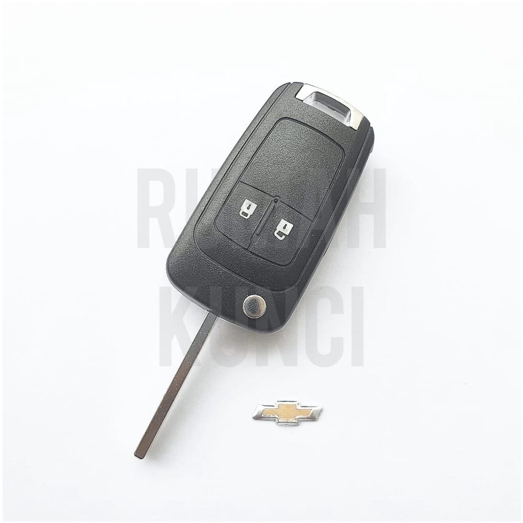 Flip Key Casing Kunci Lipat Mobil Chevrolet Spin Aveo 2 Tombol