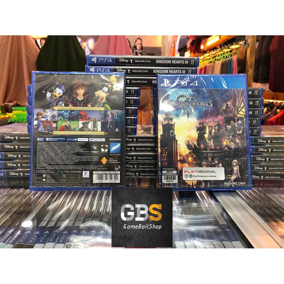 New Product Ps4 Game Kingdom Hearts 3 Kingdom Heart Iii Reg 3 Asia English Cd Dvd Games Shopee Indonesia