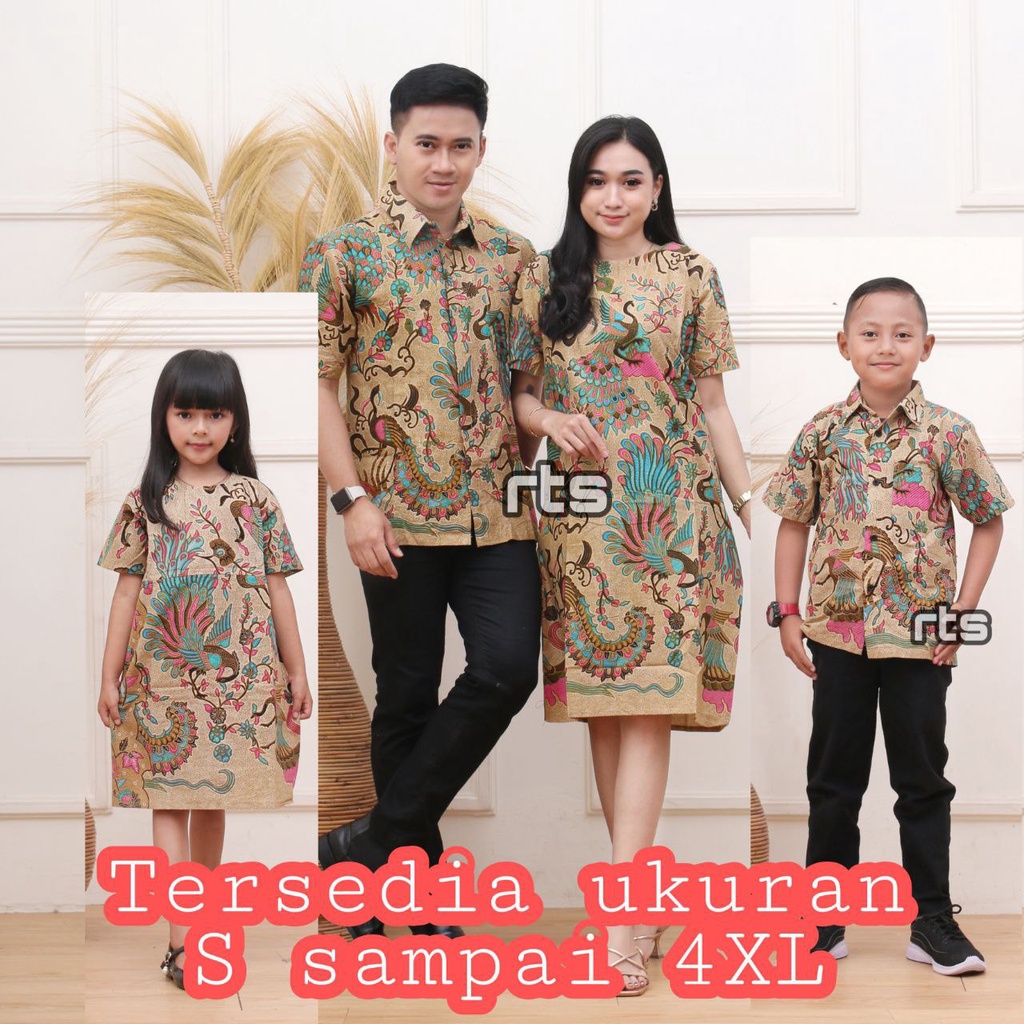 BISA DIBELI TERPISAH BATIK COUPLE FAMILY MOTIF MERAKTOSKA