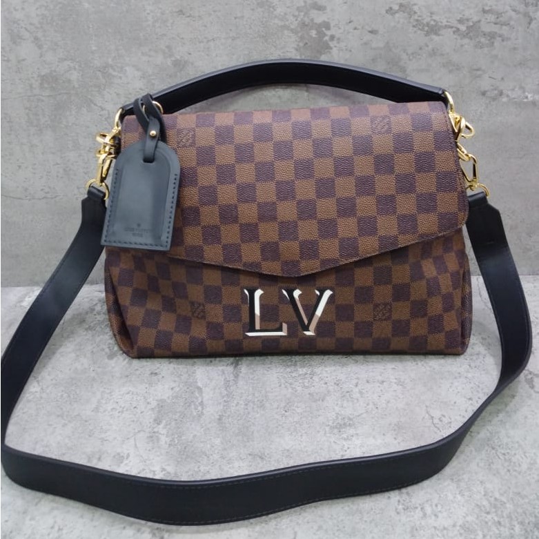Tas LV Louis Vuitton Beaubourg MM Damier Ebene N40177ORIGINAL ASLI ORI LEATHER LENGKAP BOX KADO GIFT